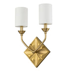 QN-EPSILON-2WB-AB Epsilon 2 Light Wall Light Aged Brass