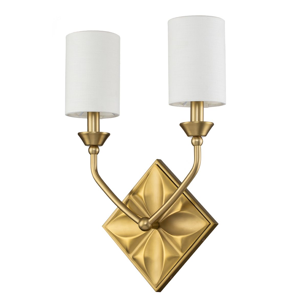 QN-EPSILON-2WB-AB Epsilon 2 Light Wall Light Aged Brass