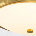 QN-EPSILON-F-M-AB-O Epsilon Bathroom 3 Light Ceiling Flush Aged Brass
