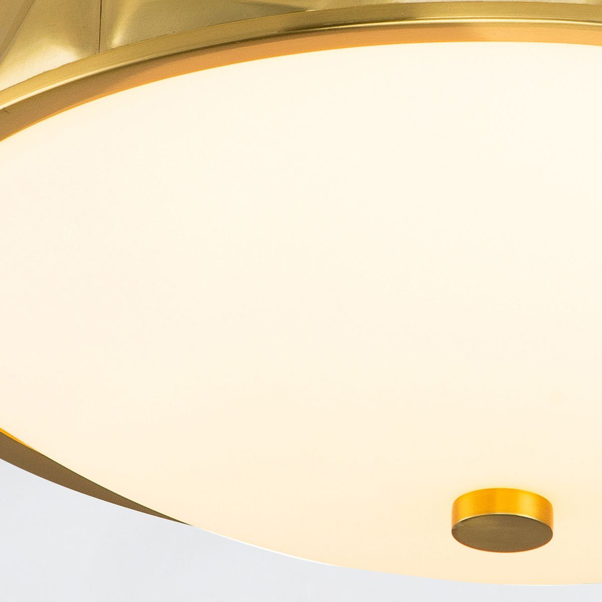 QN-EPSILON-F-M-AB-O Epsilon Bathroom 3 Light Ceiling Flush Aged Brass