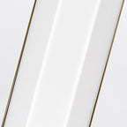 QN-FACET-LED3-HB-BATH Facet Bathroom Large LED Wall Light Heritage Brass