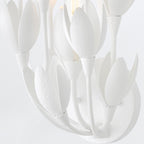 QN-FLORA-3W-WHT Flora 3 Light Wall Light Textured Plaster