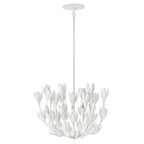 QN-FLORA3-WHT Flora 3 Light Duo-Mount Pendant Textured Plaster