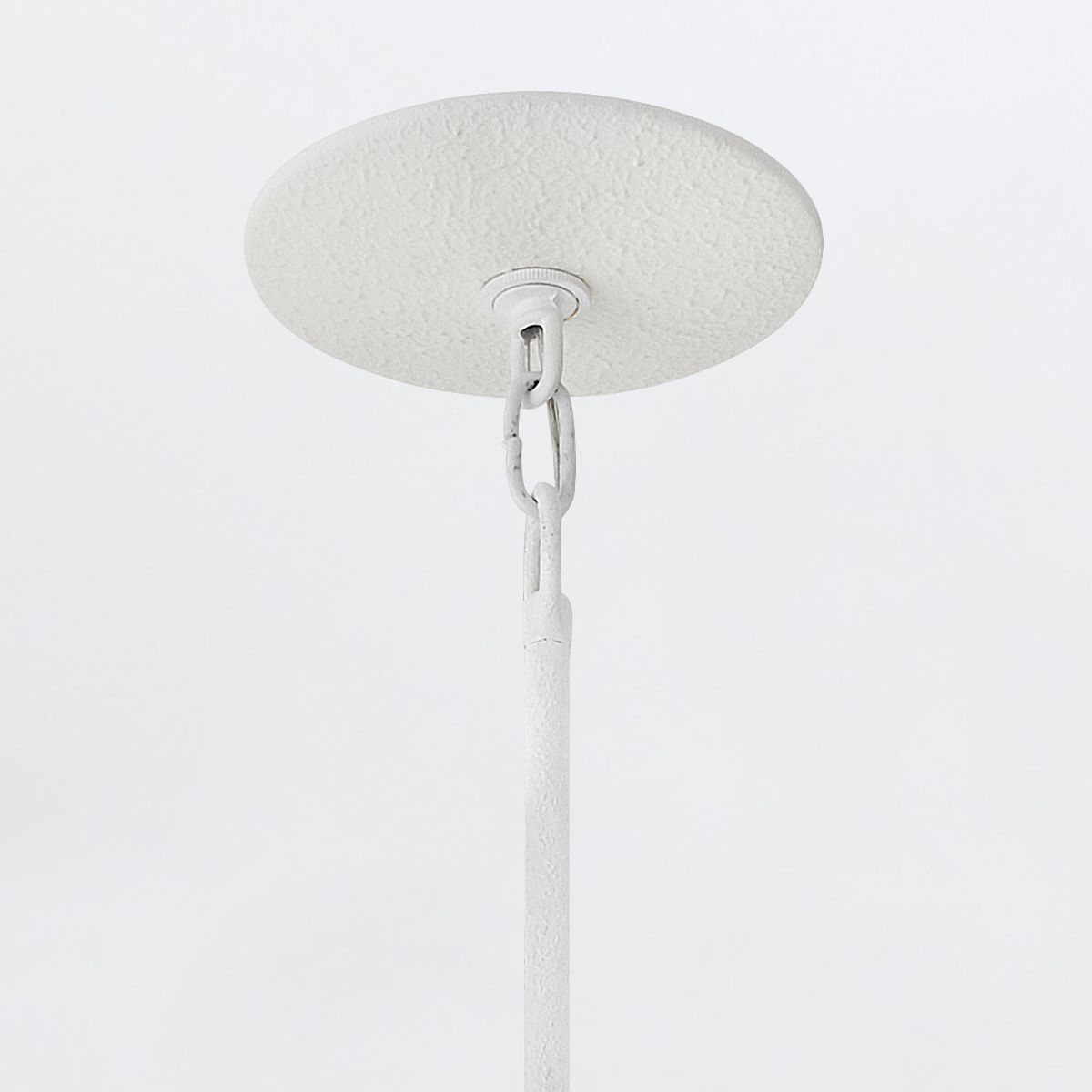 QN-FLORA3-WHT Flora 3 Light Duo-Mount Pendant Textured Plaster
