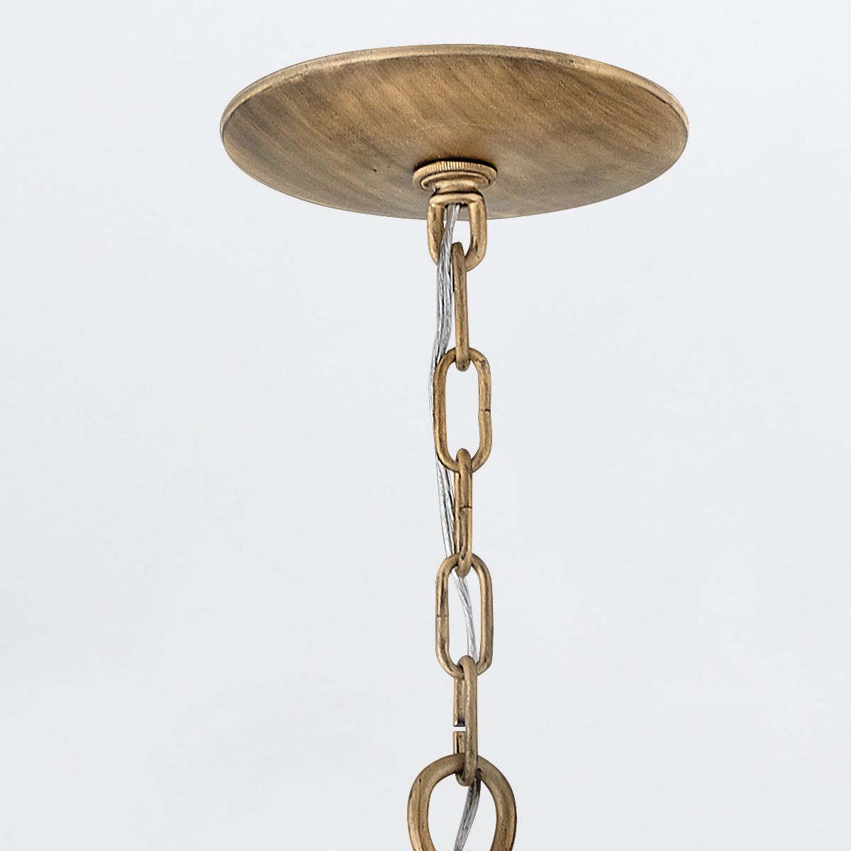 QN-FLORA6-GD Flora 6 Light Chandelier Burnished Gold
