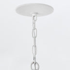 QN-FLORA6-WHT Flora 6 Light Chandelier Textured Plaster
