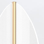 QN-FLORIANA-1W-NBR Floriana 1 Leaf LED Wall Light Natural Brass
