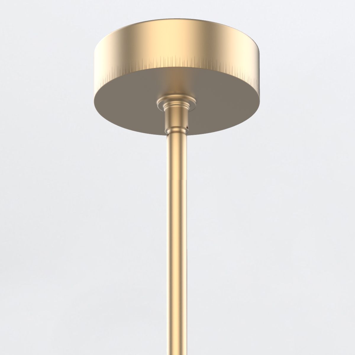 QN-FLORIANA-8P-L-NBR Floriana 8 Leaf LED Chandelier Large Natural Brass