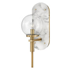 QN-GILDA-WB1-HB Gilda Bathroom 1 Light Wall Light Heritage Brass