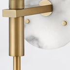 QN-GILDA-WB1-HB Gilda Bathroom 1 Light Wall Light Heritage Brass
