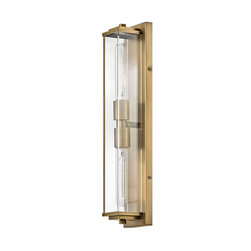 QN-HENRI-WB2-HB Henri Bathroom 2 Light Wall Light Heritage Brass