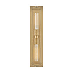 QN-HENRI-WB2-HB Henri Bathroom 2 Light Wall Light Heritage Brass