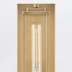 QN-HENRI-WB2-HB Henri Bathroom 2 Light Wall Light Heritage Brass