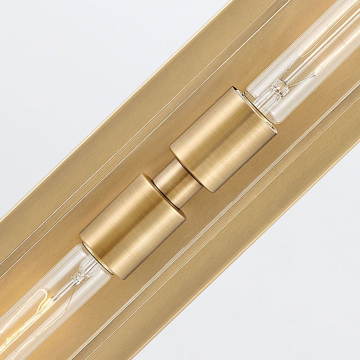 QN-HENRI-WB2-HB Henri Bathroom 2 Light Wall Light Heritage Brass