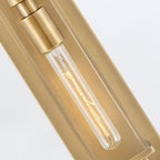 QN-HENRI-WB2-HB Henri Bathroom 2 Light Wall Light Heritage Brass