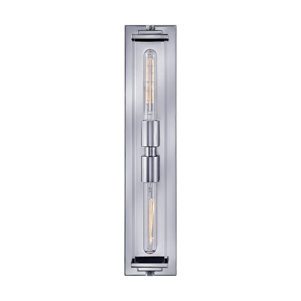 QN-HENRI-WB2-PC Henri Bathroom 2 Light Wall Light Polished Chrome