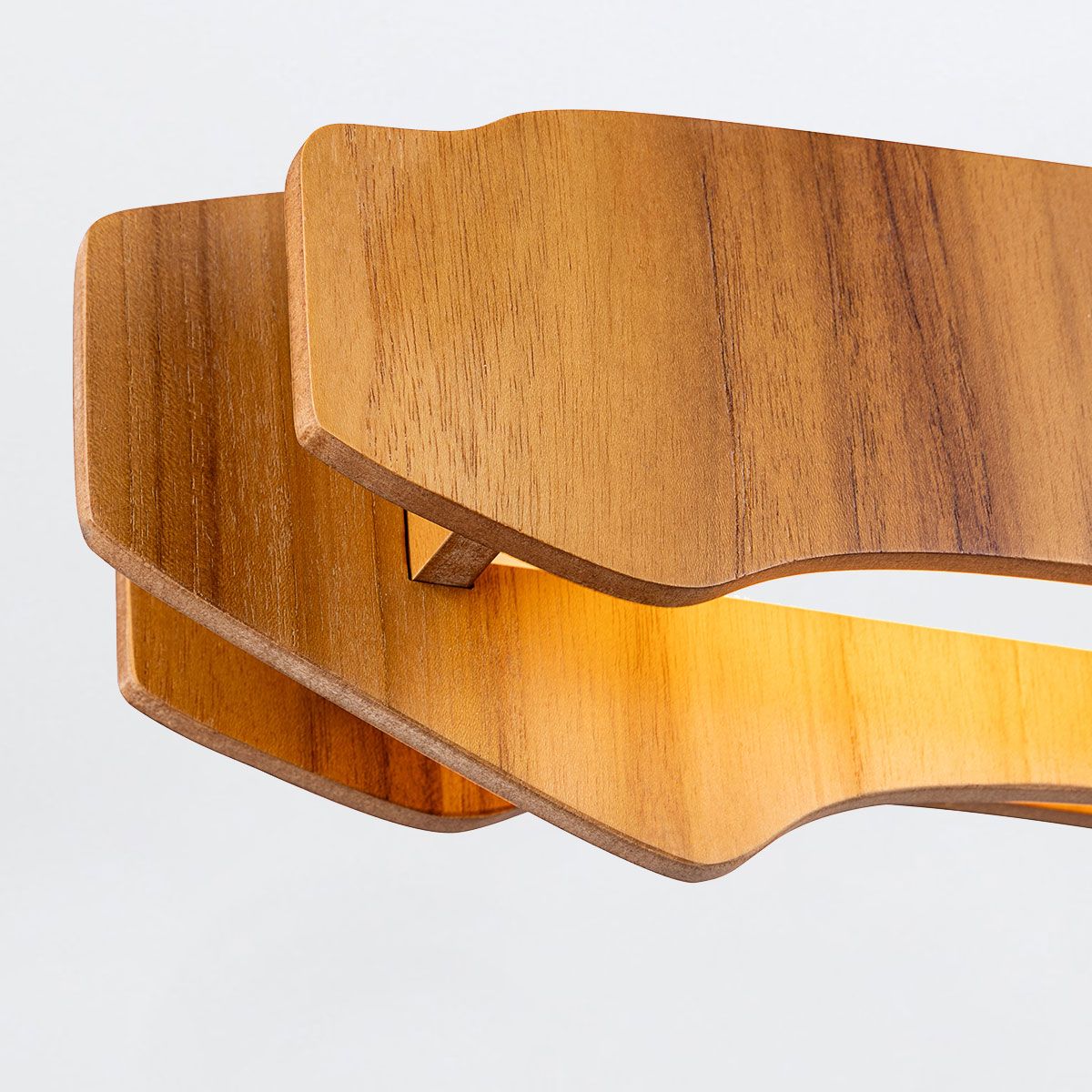 QN-HORIZON-LED-LP-100-TEAK Horizon LED Linear Pendant Teak