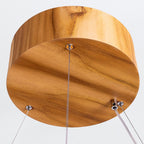 QN-HORIZON-RING-LED-80-TEAK Horizon LED Medium Ring Pendant Teak