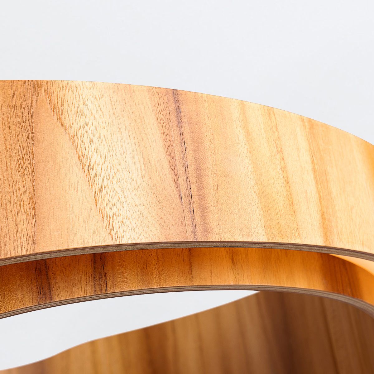QN-HORIZON-RING-LED-80-TEAK Horizon LED Medium Ring Pendant Teak