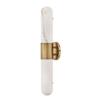 QN-IBIZA-L-HB Ibiza Bathroom Large LED Wall Light Heritage Brass