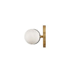 QN-IBIZA-L-HB Ibiza Bathroom Large LED Wall Light Heritage Brass
