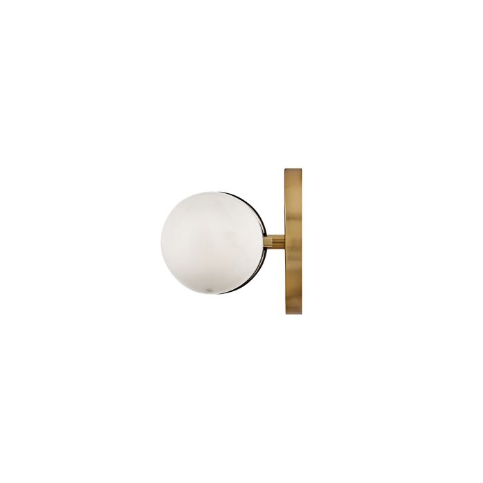QN-IBIZA-L-HB Ibiza Bathroom Large LED Wall Light Heritage Brass