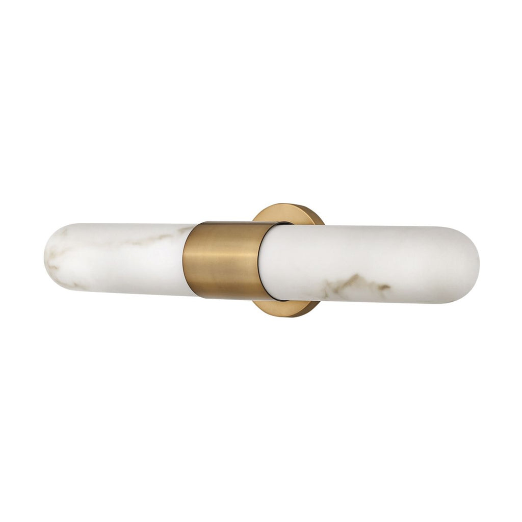 QN-IBIZA-L-HB Ibiza Bathroom Large LED Wall Light Heritage Brass