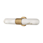 QN-IBIZA-L-HB Ibiza Bathroom Large LED Wall Light Heritage Brass
