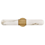 QN-IBIZA-L-HB Ibiza Bathroom Large LED Wall Light Heritage Brass