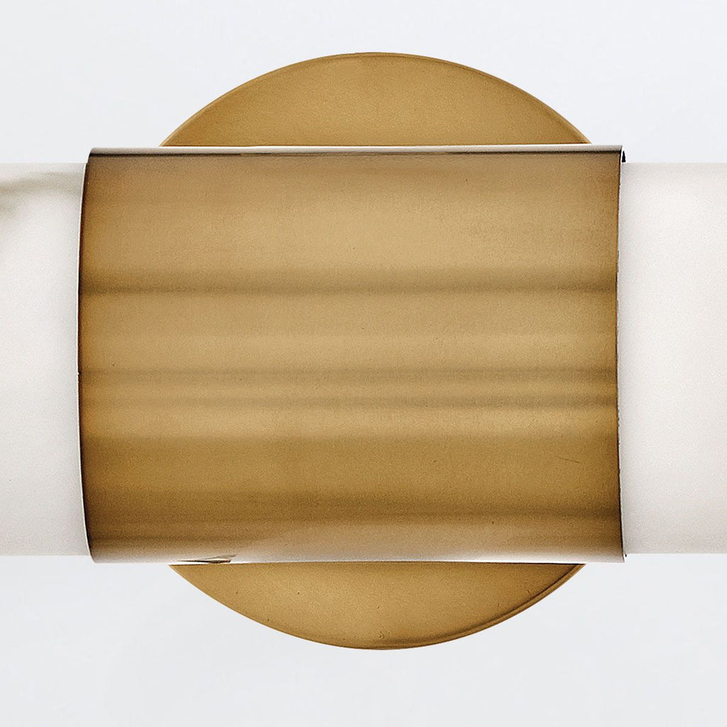 QN-IBIZA-L-HB Ibiza Bathroom Large LED Wall Light Heritage Brass