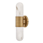 QN-IBIZA-M-HB Ibiza Bathroom Medium LED Wall Light Heritage Brass