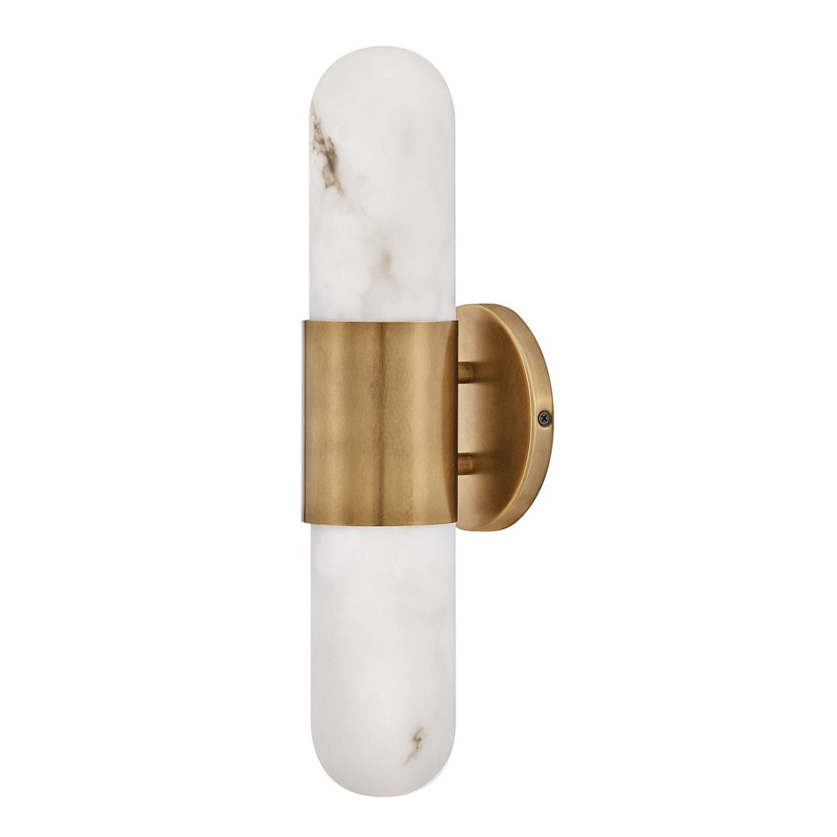 QN-IBIZA-M-HB Ibiza Bathroom Medium LED Wall Light Heritage Brass