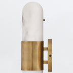 QN-IBIZA-M-HB Ibiza Bathroom Medium LED Wall Light Heritage Brass
