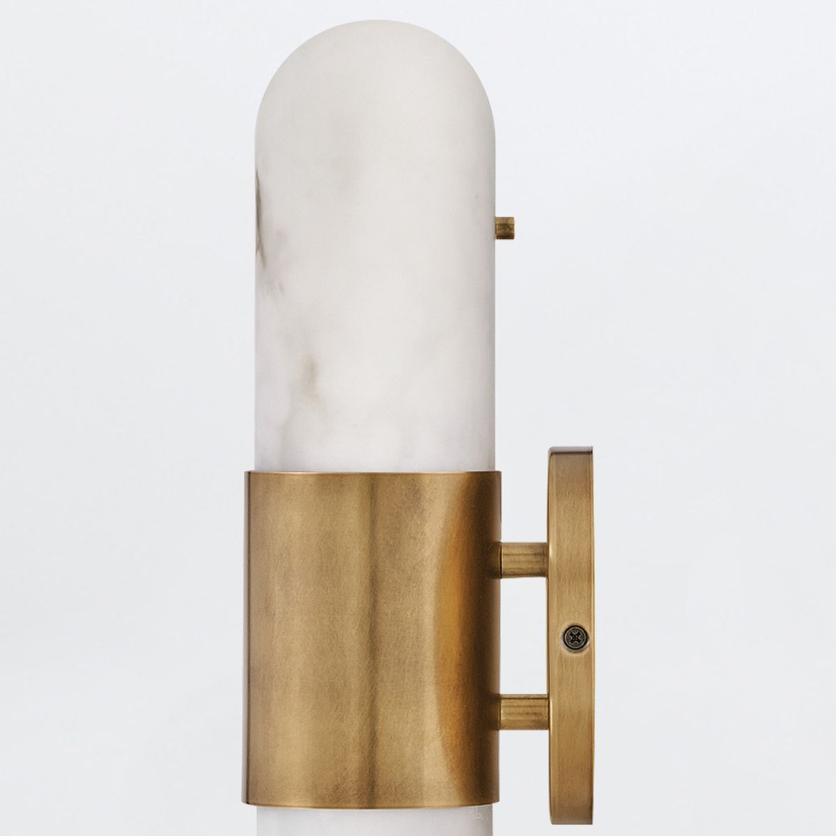 QN-IBIZA-M-HB Ibiza Bathroom Medium LED Wall Light Heritage Brass