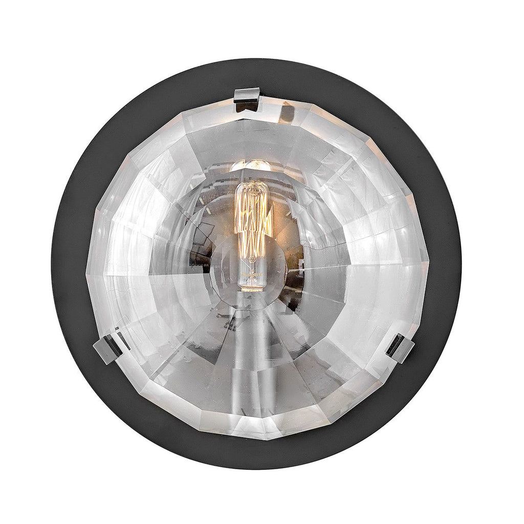 QN-LEO-WB1-BK Leo 1 Light Wall Light Black