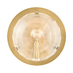 QN-LEO-WB1-HB Leo 1 Light Wall Light Heritage Brass