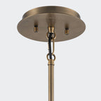QN-LINARA-3P-BK Linara 3 Light Pendant Black / Natural Brass