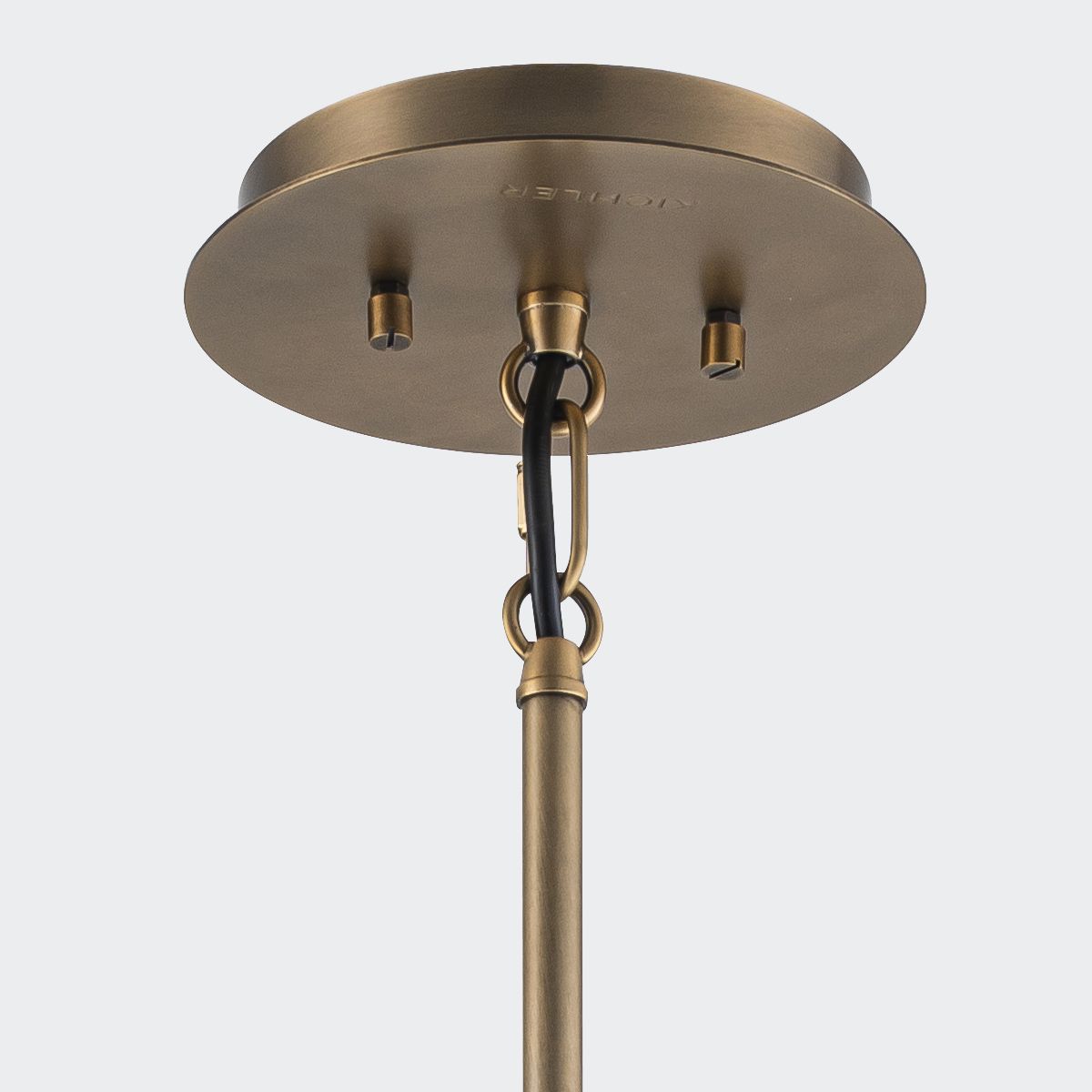QN-LINARA-3P-BK Linara 3 Light Pendant Black / Natural Brass