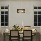 QN-LINARA-3P-BK Linara 3 Light Pendant Black / Natural Brass