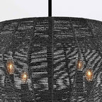 QN-LUCA-10P-BK-BK Luca 10 Light Multi-tier Chandelier Black