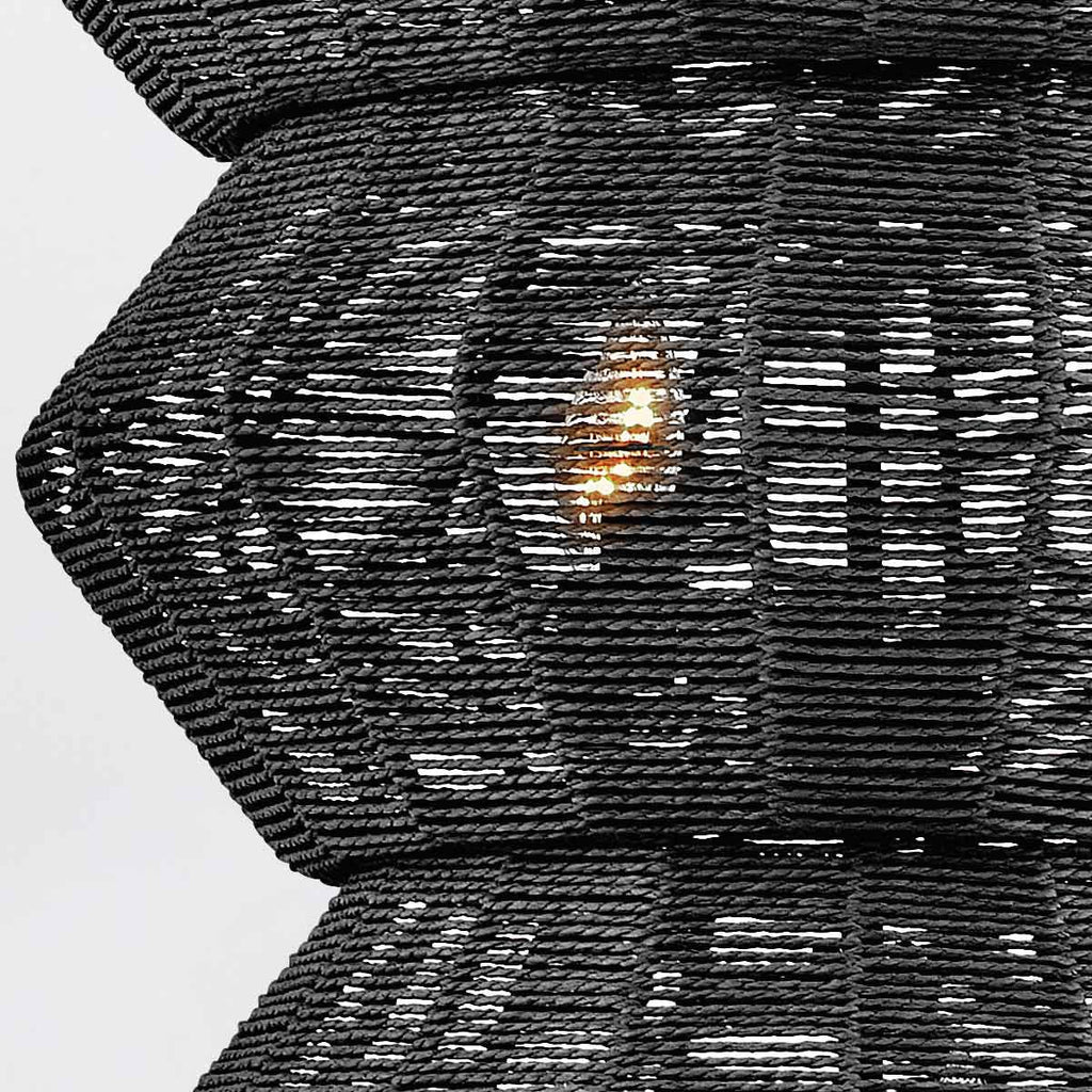 QN-LUCA-10P-BK-BK Luca 10 Light Multi-tier Chandelier Black