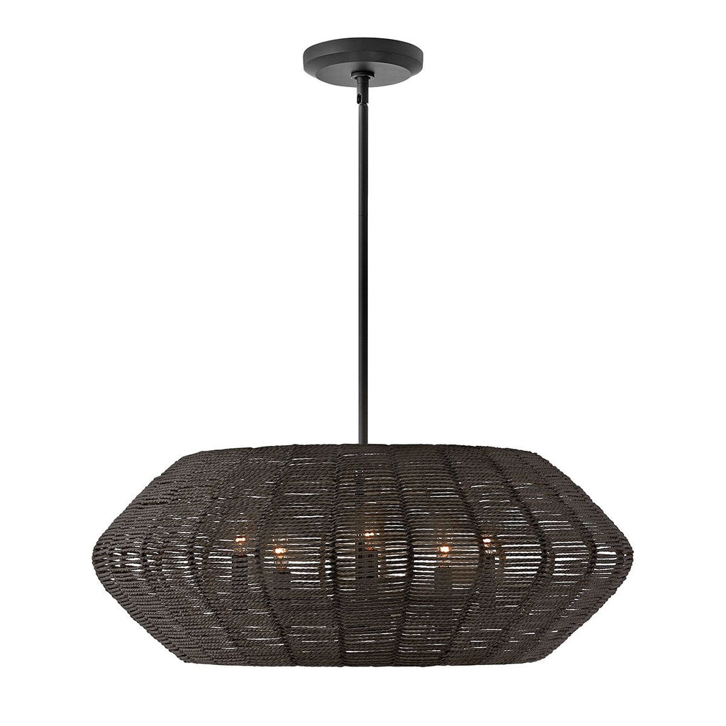 QN-LUCA-5P-M-BK-BK Luca 5 Light Duo-Mount Pendant Black