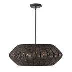 QN-LUCA-5P-M-BK-BK Luca 5 Light Duo-Mount Pendant Black