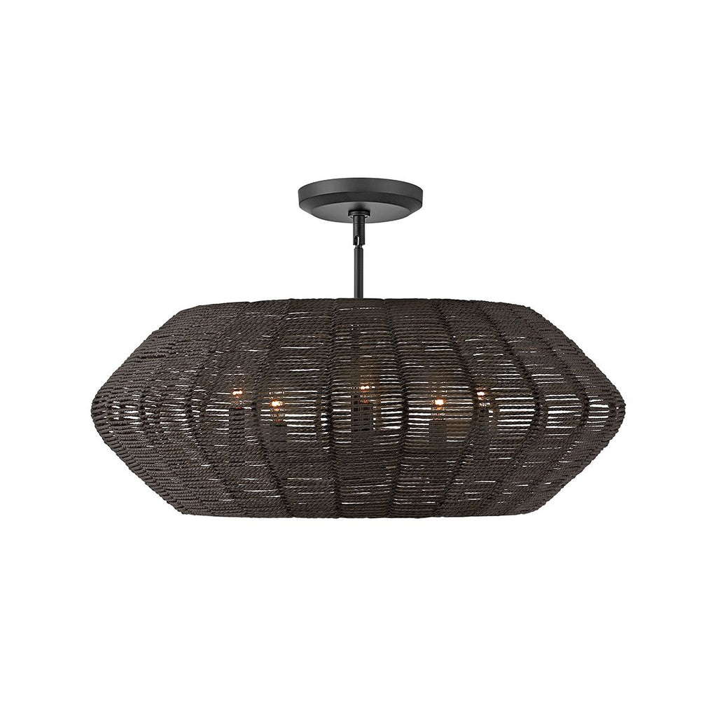 QN-LUCA-5P-M-BK-BK Luca 5 Light Duo-Mount Pendant Black