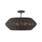QN-LUCA-5P-M-BK-BK Luca 5 Light Duo-Mount Pendant Black