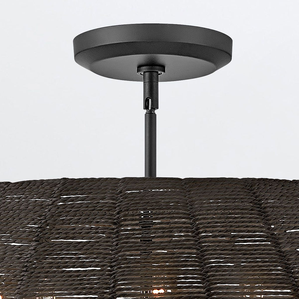 QN-LUCA-5P-M-BK-BK Luca 5 Light Duo-Mount Pendant Black