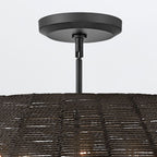 QN-LUCA-5P-M-BK-BK Luca 5 Light Duo-Mount Pendant Black