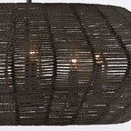 QN-LUCA-5P-M-BK-BK Luca 5 Light Duo-Mount Pendant Black