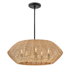 QN-LUCA-5P-M-BK-CAM Luca 5 Light Duo-Mount Pendant Black/Camel