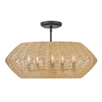 QN-LUCA-5P-M-BK-CAM Luca 5 Light Duo-Mount Pendant Black/Camel